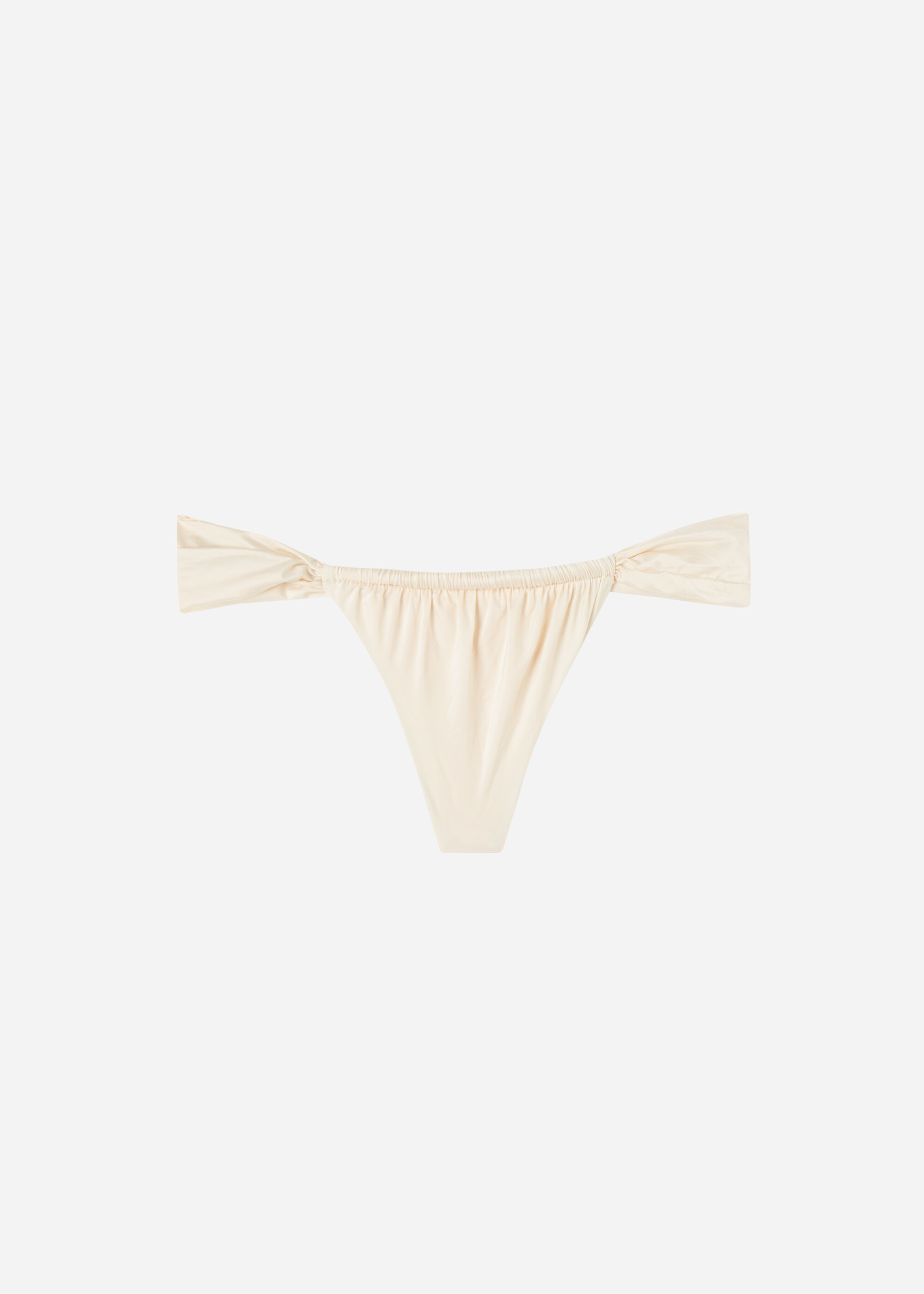 Bikini met brasilian en smalle zijkanten Shiny Satin