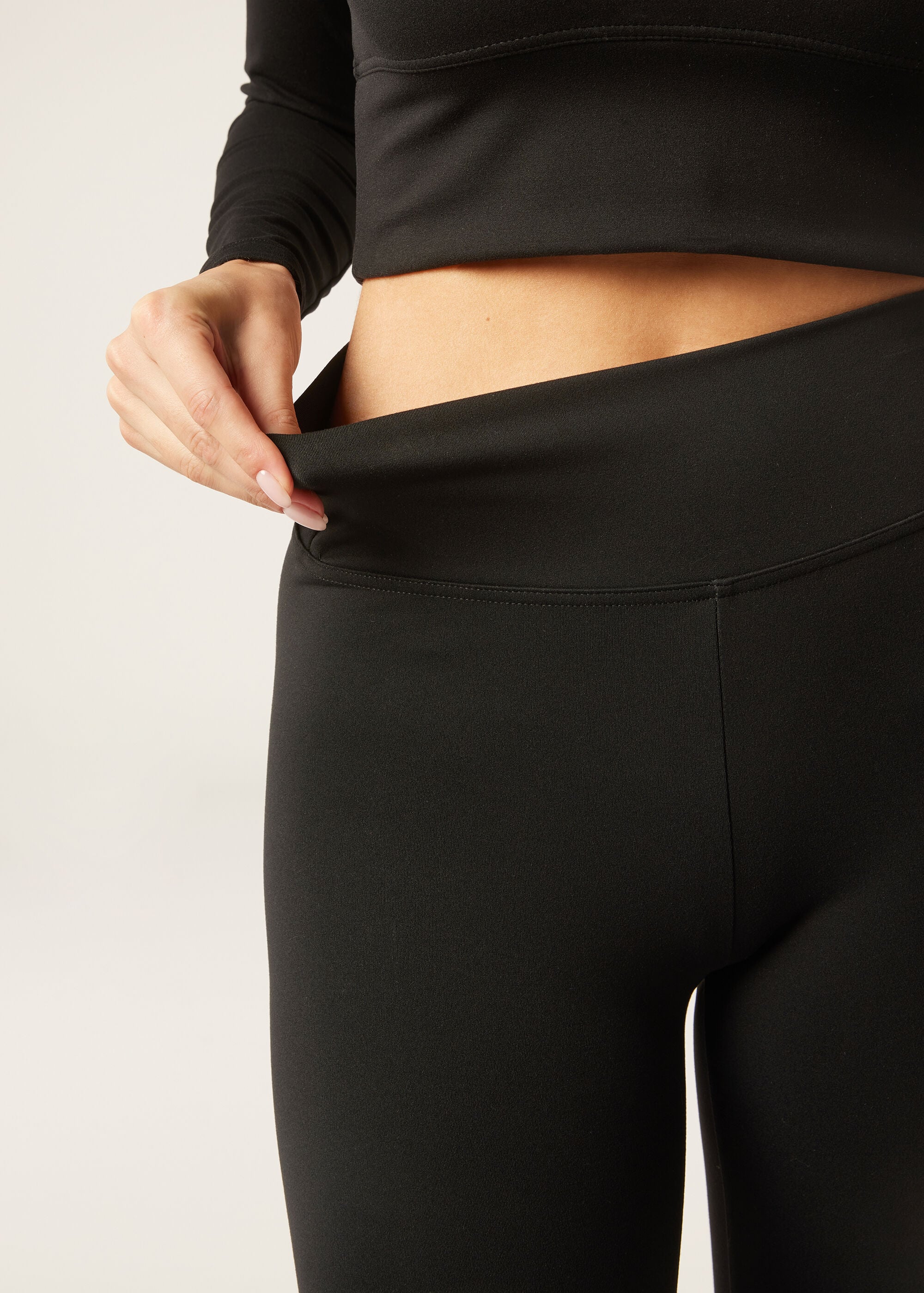 Soft Touch-leggings med hög midja