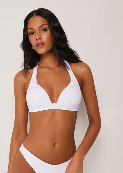 Gepolstertes Triangel-Bikinioberteil Premium Fit