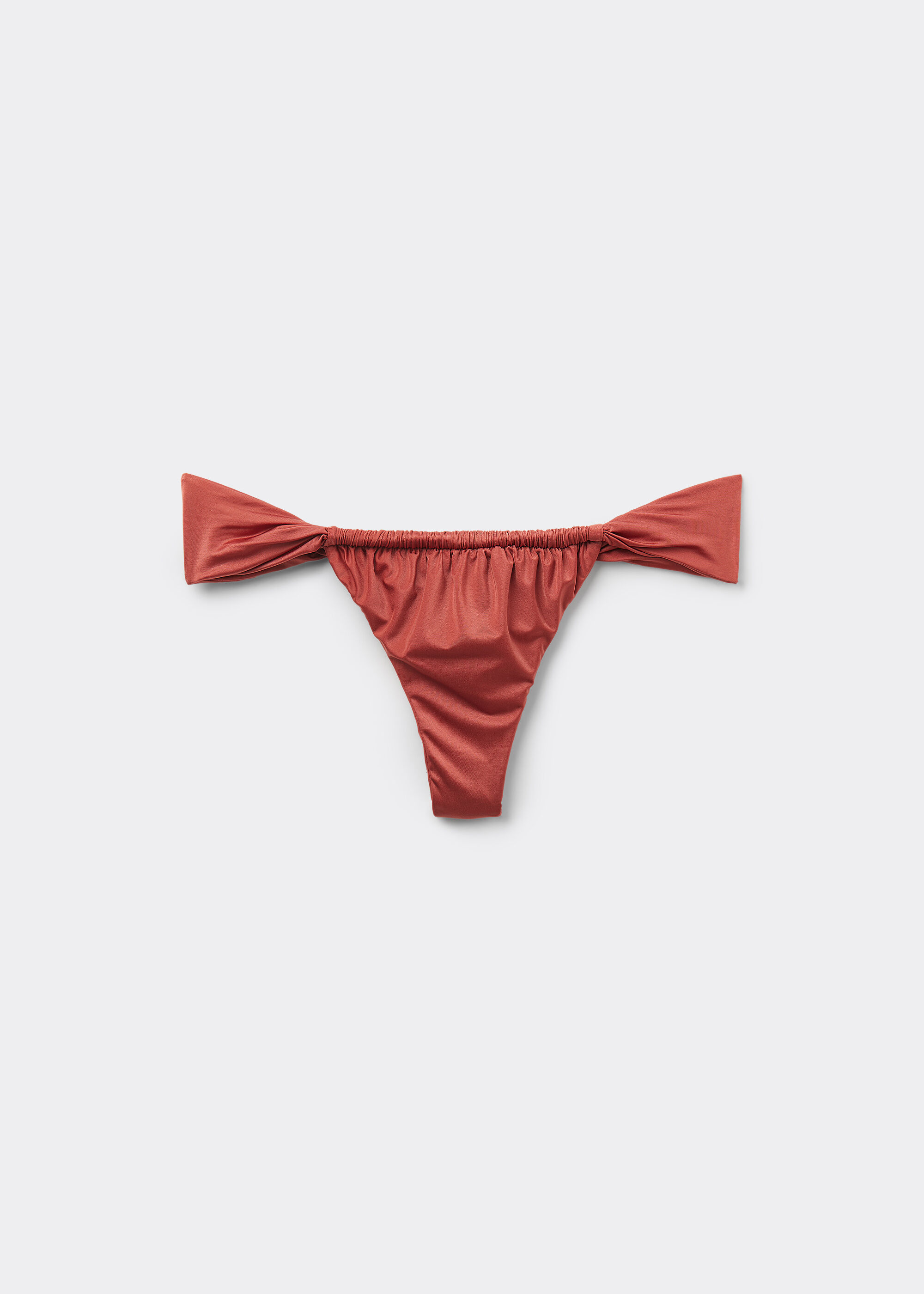 Brazilian-Bikinihose mit schmalen Seiten Shiny Satin