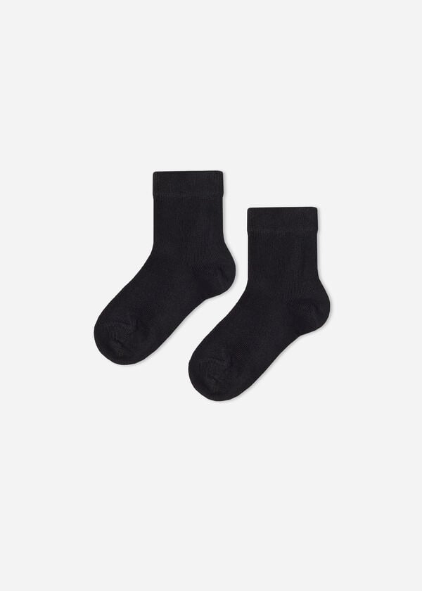 Kurze Socken mit Cashmere für Babys