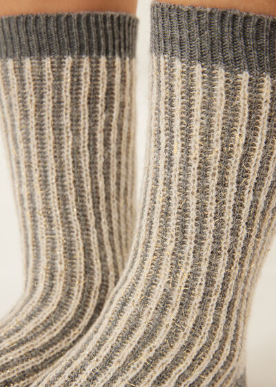Glitter Socks with Cashmere