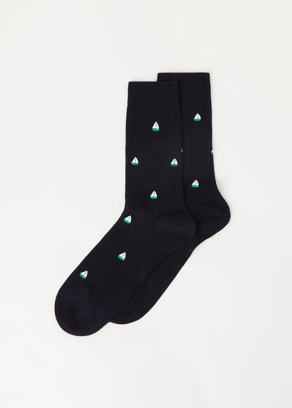 Men’s All-Over Pattern Short Socks