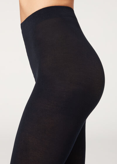 150 Denier Opaque Eco Cotton Tights