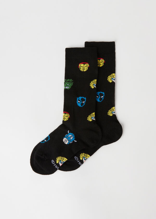 Kids’ Marvel Superhero Long Socks