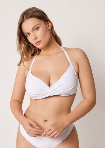 Gepolstertes Triangel-Bikinioberteil Premium Fit