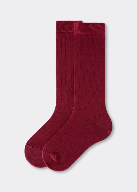 Calcetines Largos en Canalé Niños