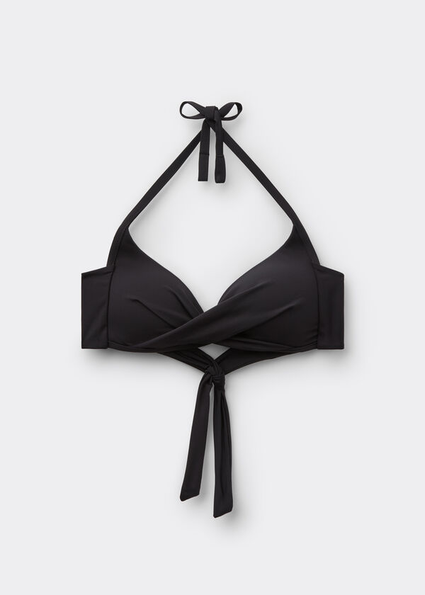 Premium Fit Padded Triangle Bikini Top