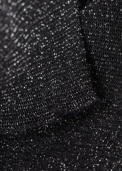 Calcetines cortos en tela glitter