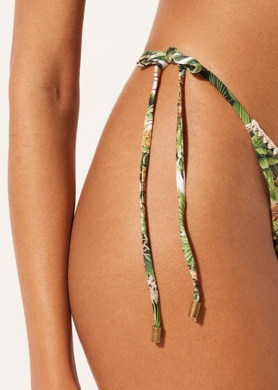 Bikinitrosa i stringmodell med knytband Savage Tropics