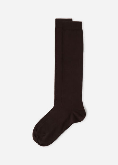 Ανδρικές Μακριές Κάλτσες από Ζεστό Βαμβάκι