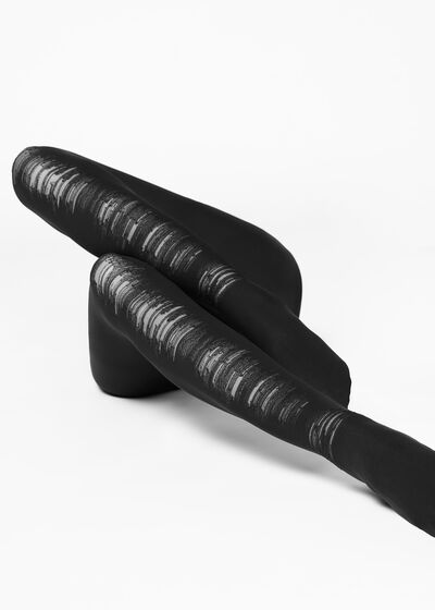 Stripped 100 Denier Opaque Eco Tights