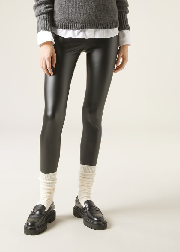Leather Effect Leggings