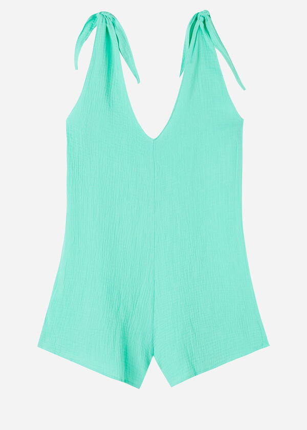 Short Cotton Jumpsuit Calzedonia