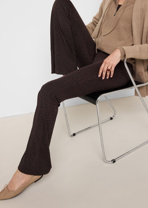 Broek met Wijd Uitlopende Pijpen Soft Touch First Class