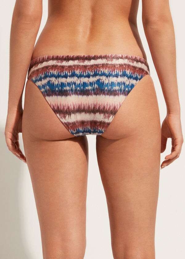 Bikinihose mit Batikmuster Formentera