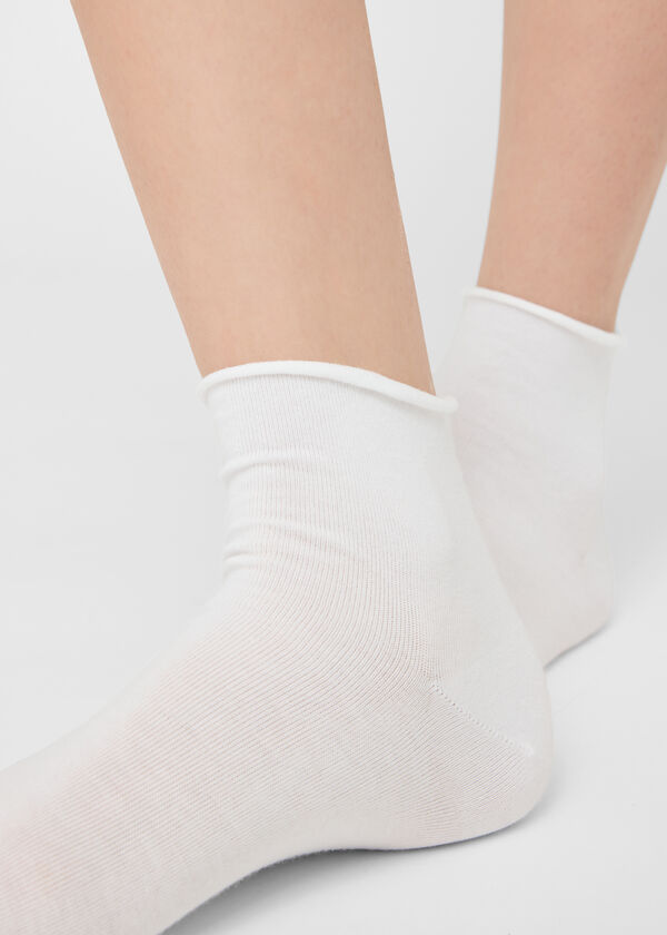 Cotton Bandless Short Socks