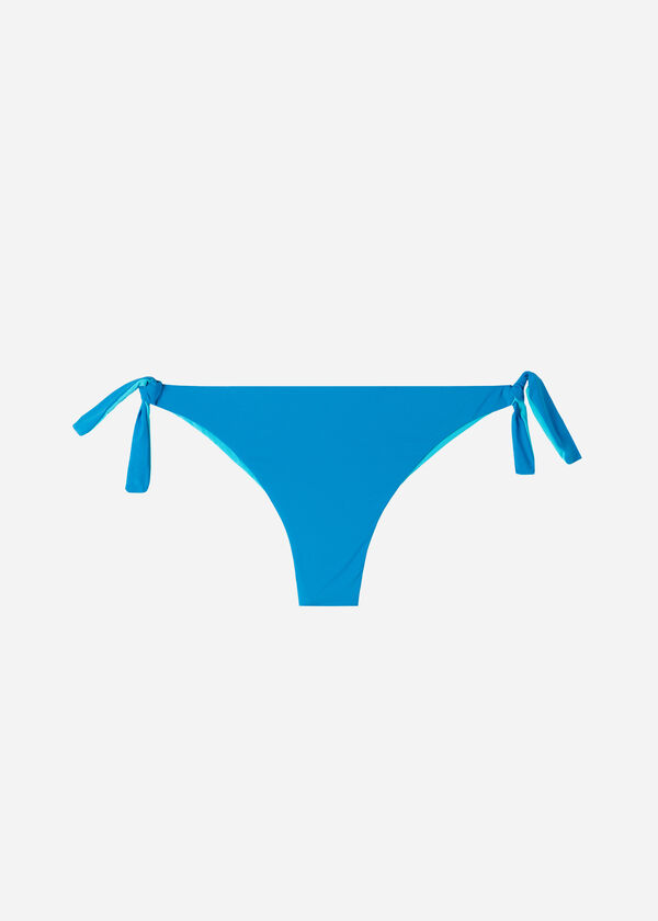 Cueca de Biquíni de Corte Brasileiro com Laços Indonesia