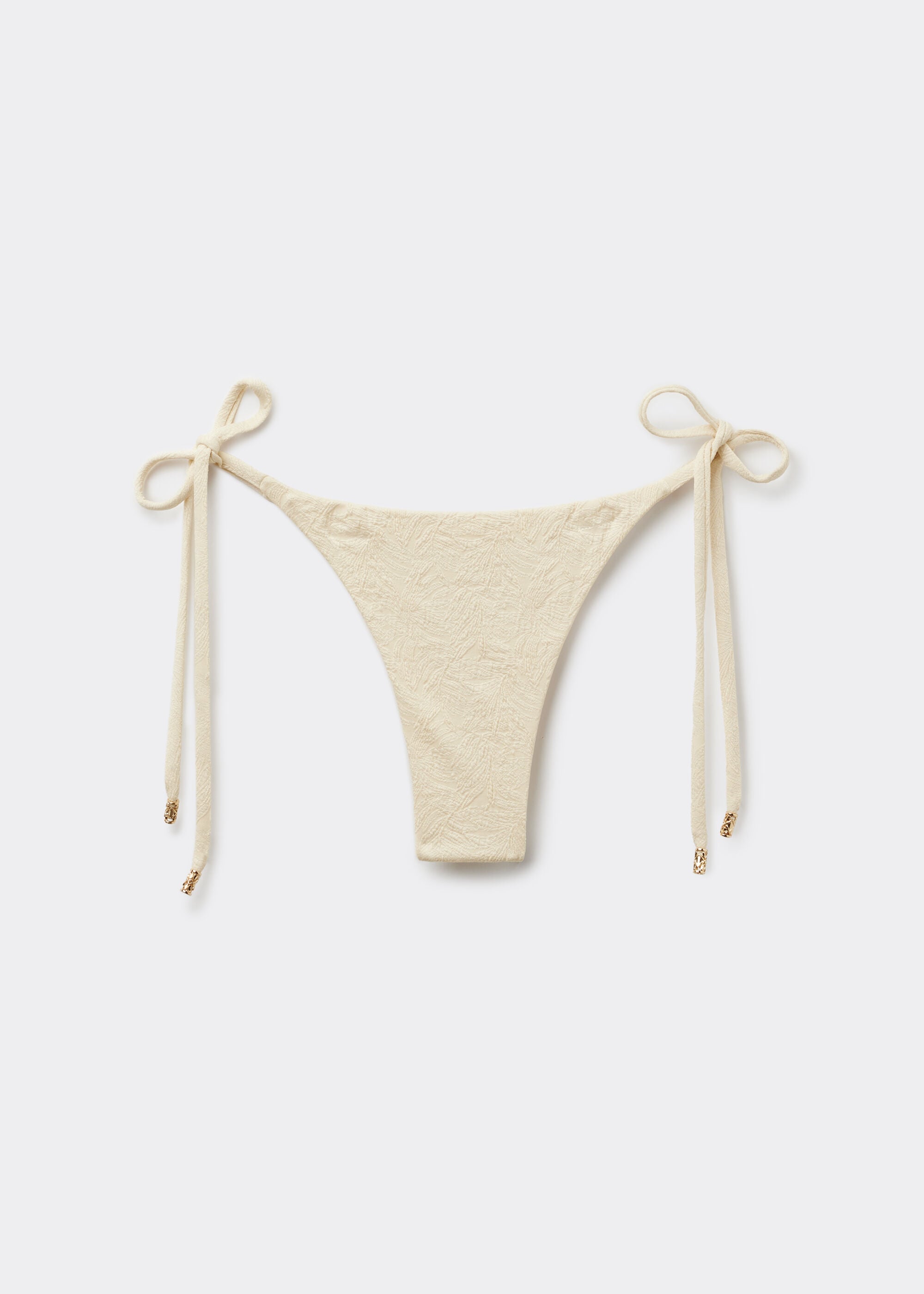 Wild Jungle Tie Thong Bikini Bottoms