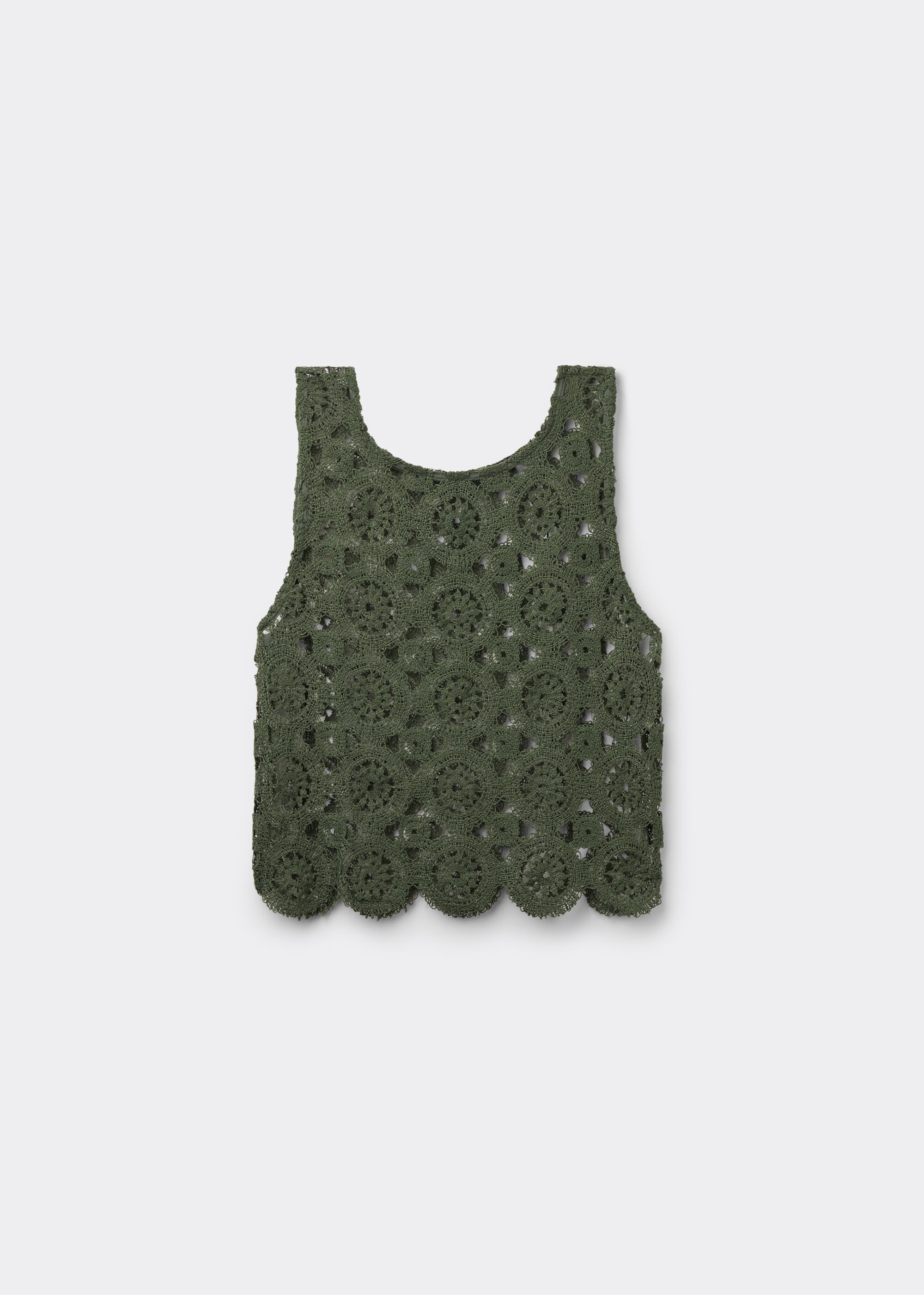 Top Crochet Geometrico