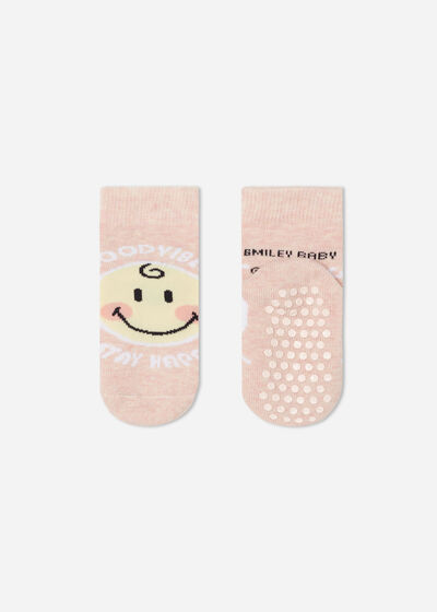 Protiskluzové kojenecké ponožky Smiley Baby®