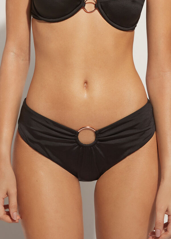 Abu Dhabi High Waist Bikini Bottoms