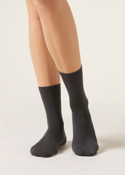 Wool and Cotton Short Socks