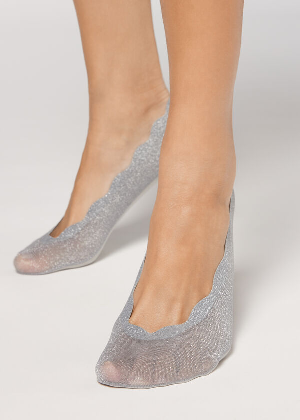 Invisible Socks with Glitter
