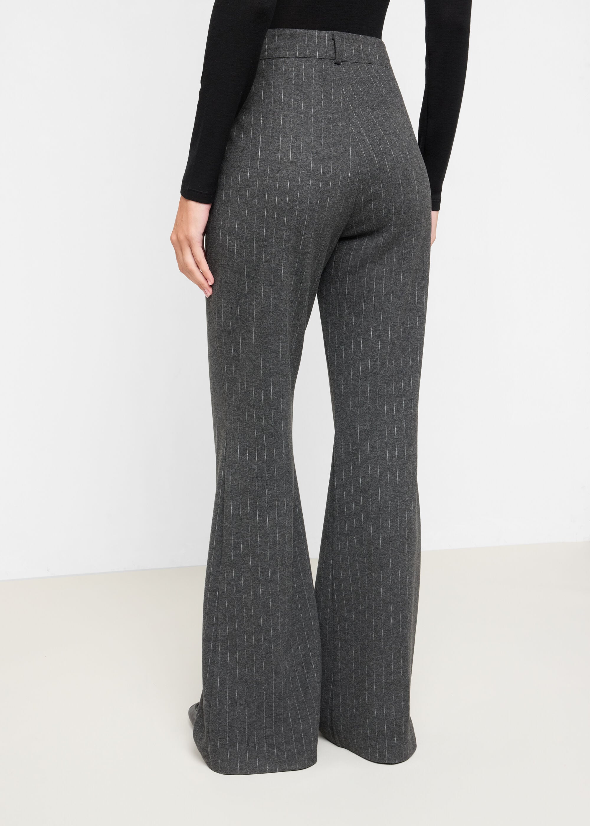 Pantalón Flare Soft Touch Raya Diplomática