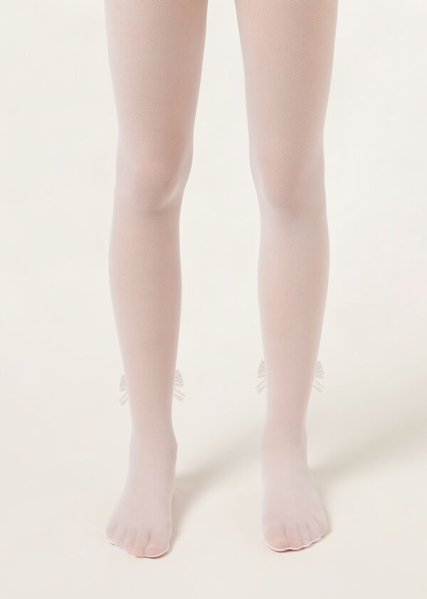 Girls&rsquo; Elegant Sheer Tights