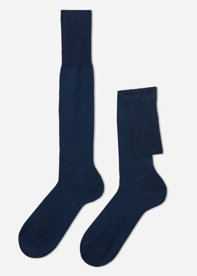 Ανδρικές Μακριές Κάλτσες από Μερσεριζέ Νήμα