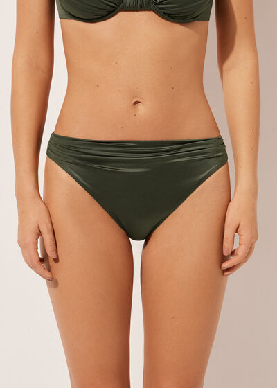Bikini Bottoms Shiny Satin