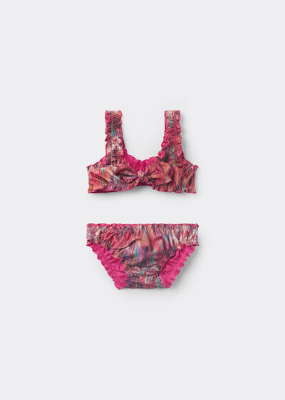 Bikini für Mädchen Multicolor Ethnic