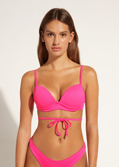 Padded Push-up Swimsuit Top New York