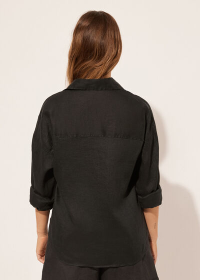 Camicia Corta in Lino