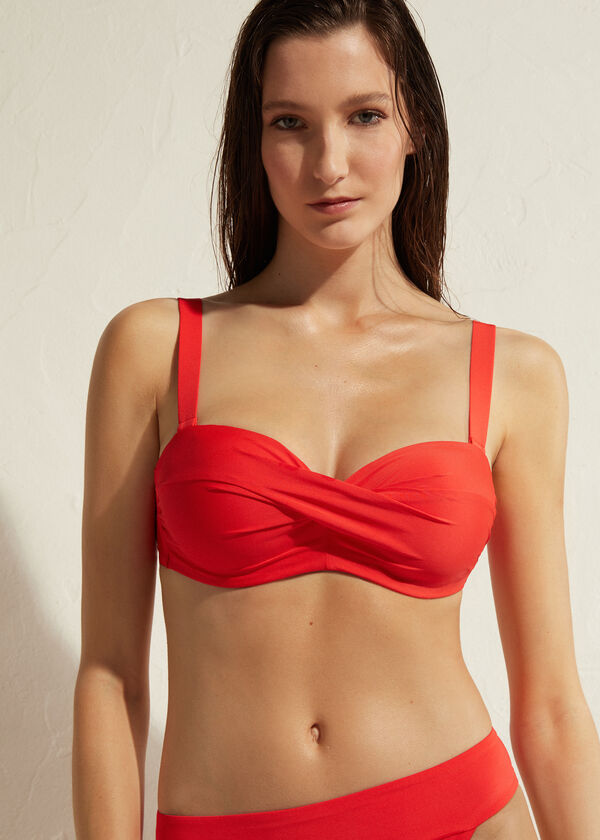 Padded Bandeau Swimsuit Top Indonesia