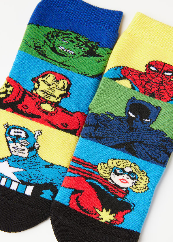 Chaussettes Antidérapantes Superhéros Marvel pour Enfants
