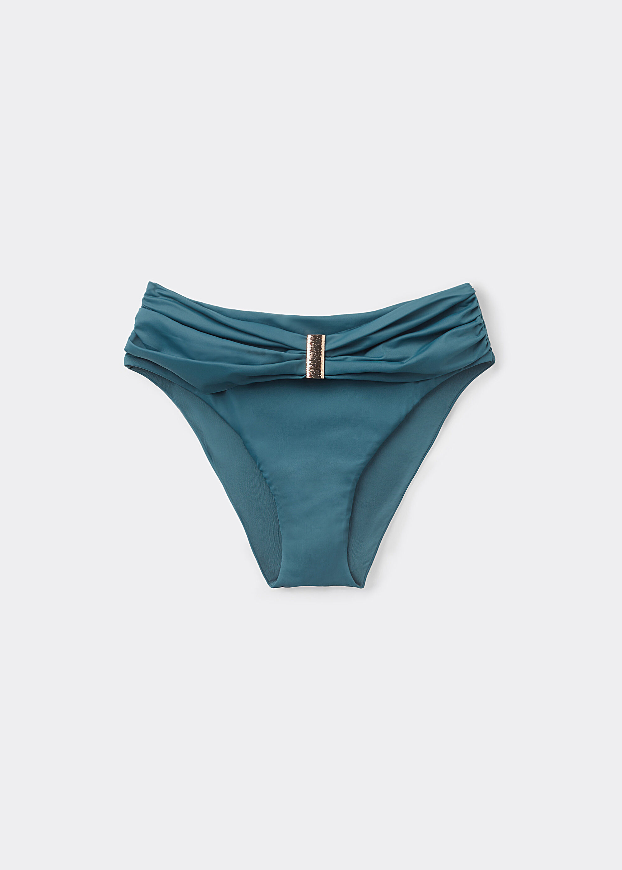 Σλιπ Μαγιό High waist σε Ντραπέ Γραμμή Scultura