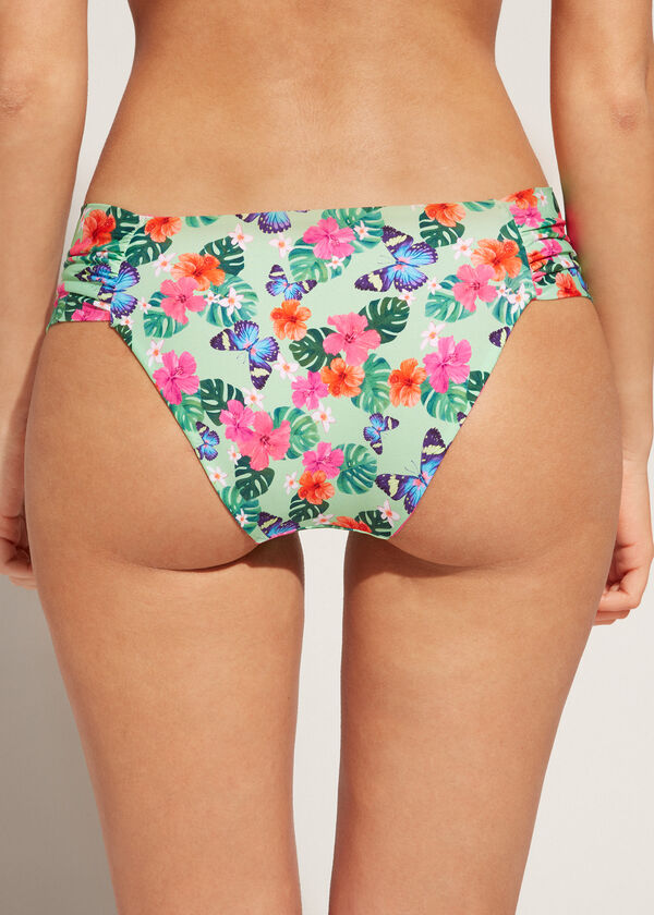 Ruched Bikini Bottoms Malibu