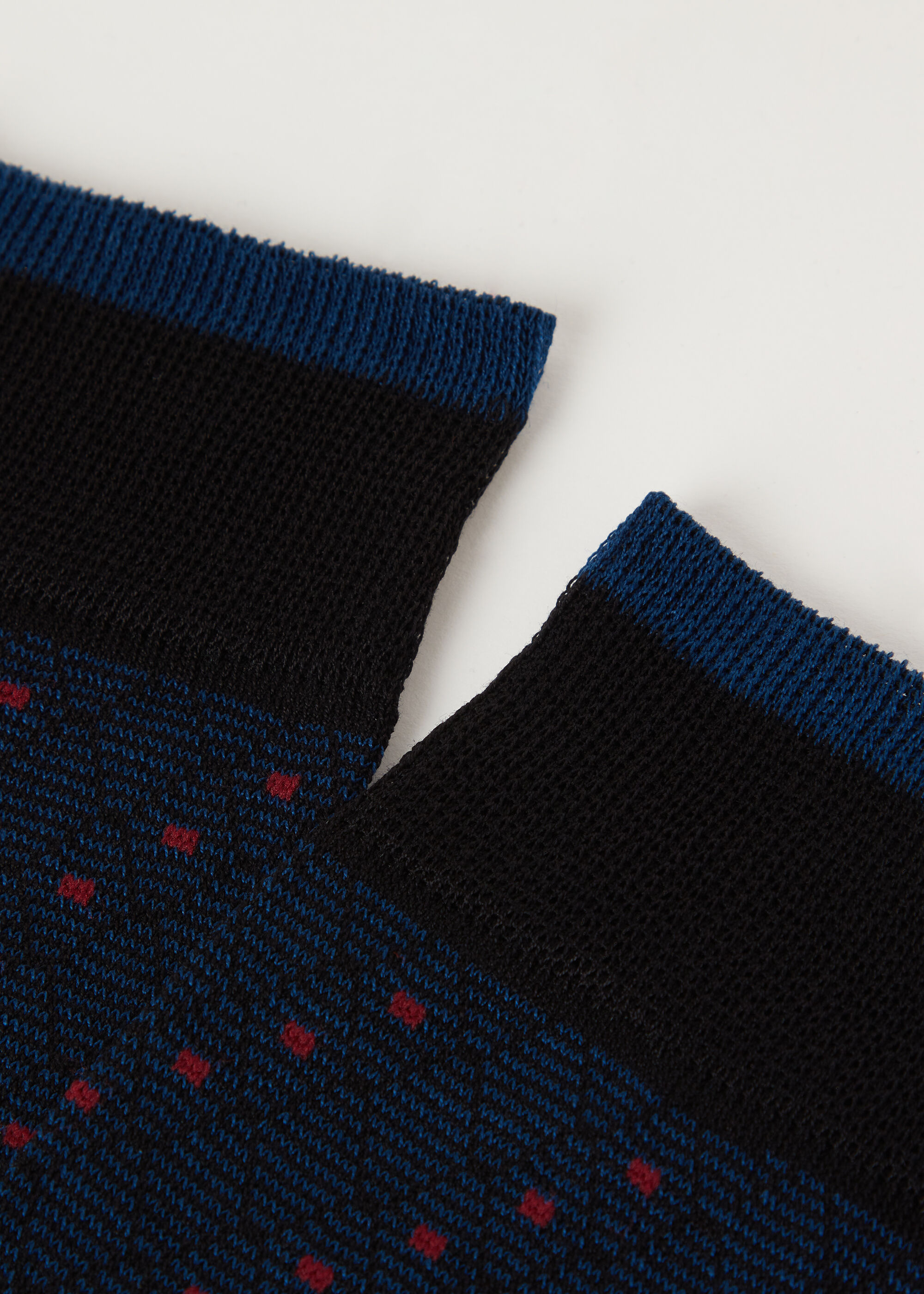 Calze Lunghe Jacquard a Rombi da Uomo