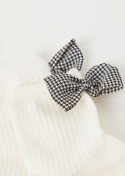 Girls’ Bow Short Socks