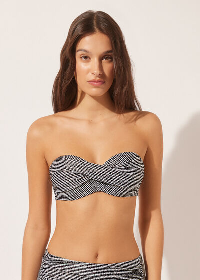 Fascia Costume Black Dots