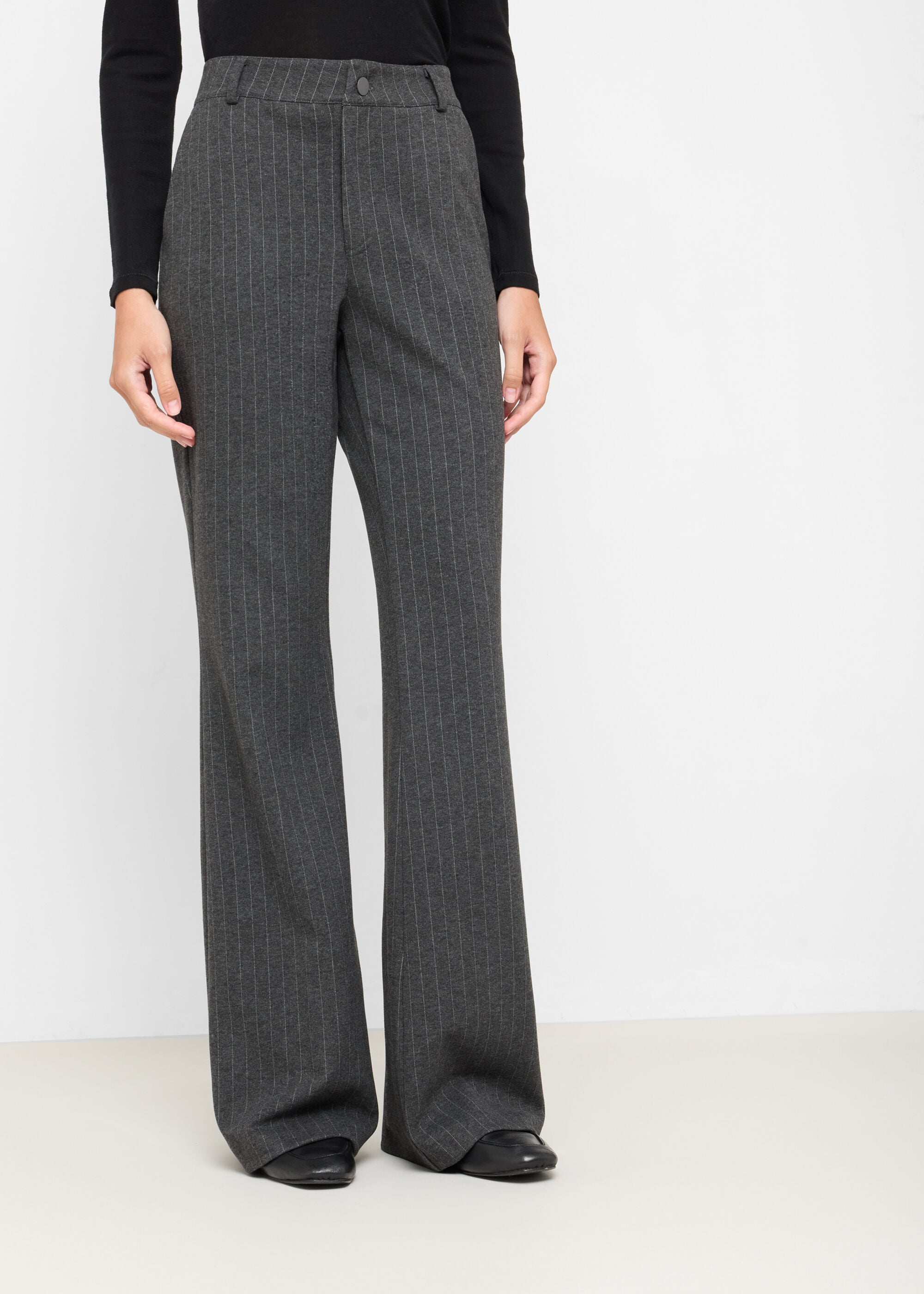 Pantalón Flare Soft Touch Raya Diplomática