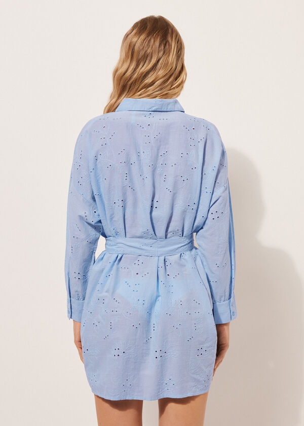 Long Broderie Anglaise Shirt