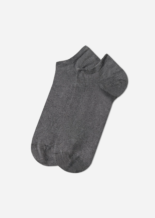 Unisex No-Show Socks with Cashmere