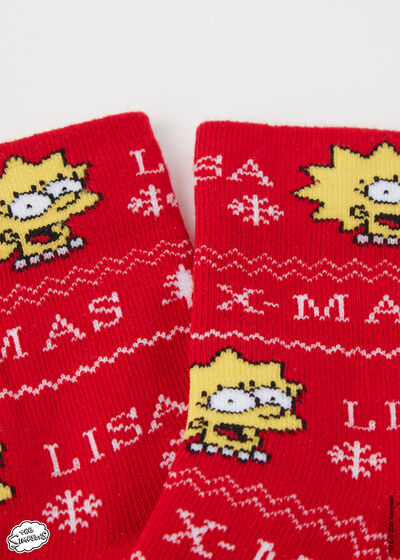 Chaussettes Courtes The Simpson Noël pour Enfants