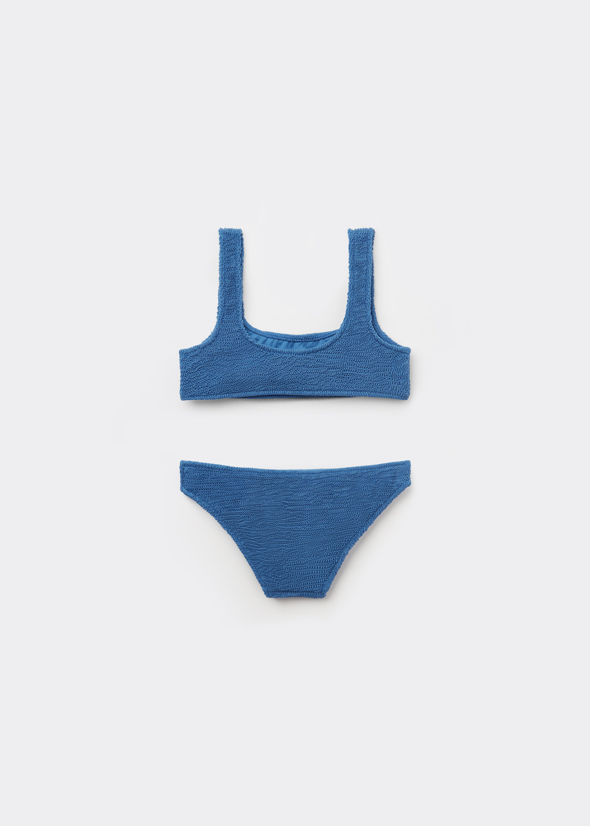 Maillot de Bain Deux Pièces Fille Crinkle Waves