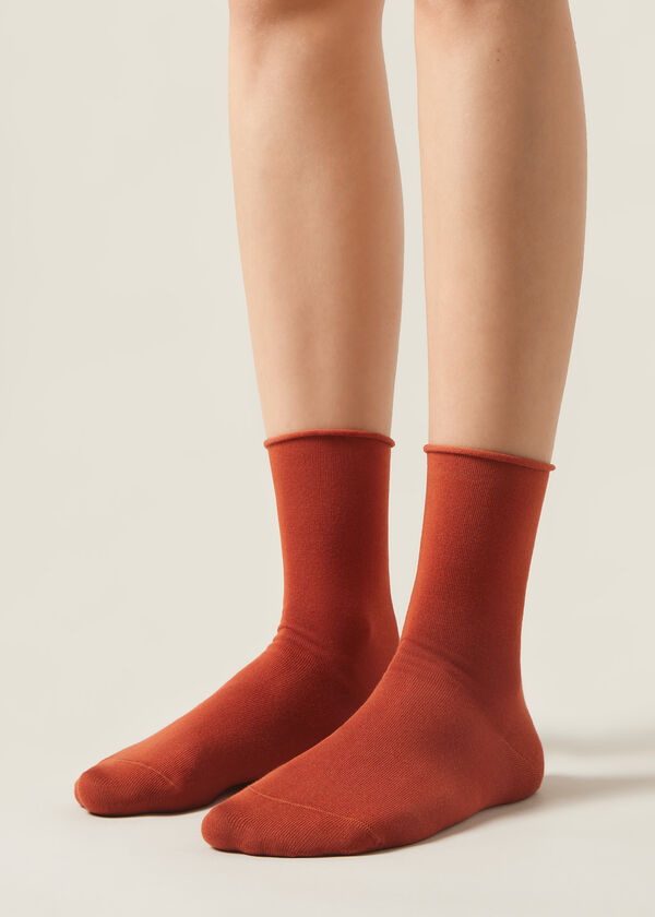 Non-Elastic Cotton Ankle Socks