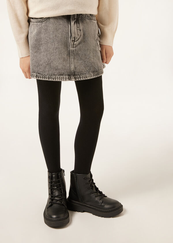 Girls&rsquo; Soft Tights with Cashmere