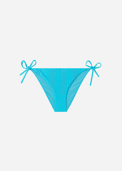Diamanté Tie Bikini Bottoms Shanghai